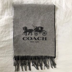 Coach cashmere scarf